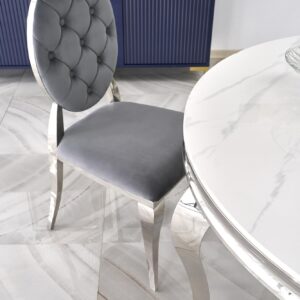 Söögilaud REGNALD, valge marmor