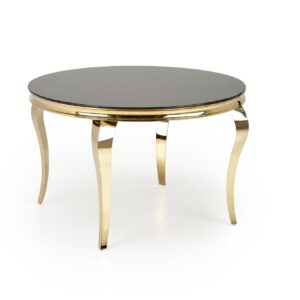 Söögilaud REGNALD 2, must klaas