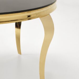 Söögilaud REGNALD 2, must klaas