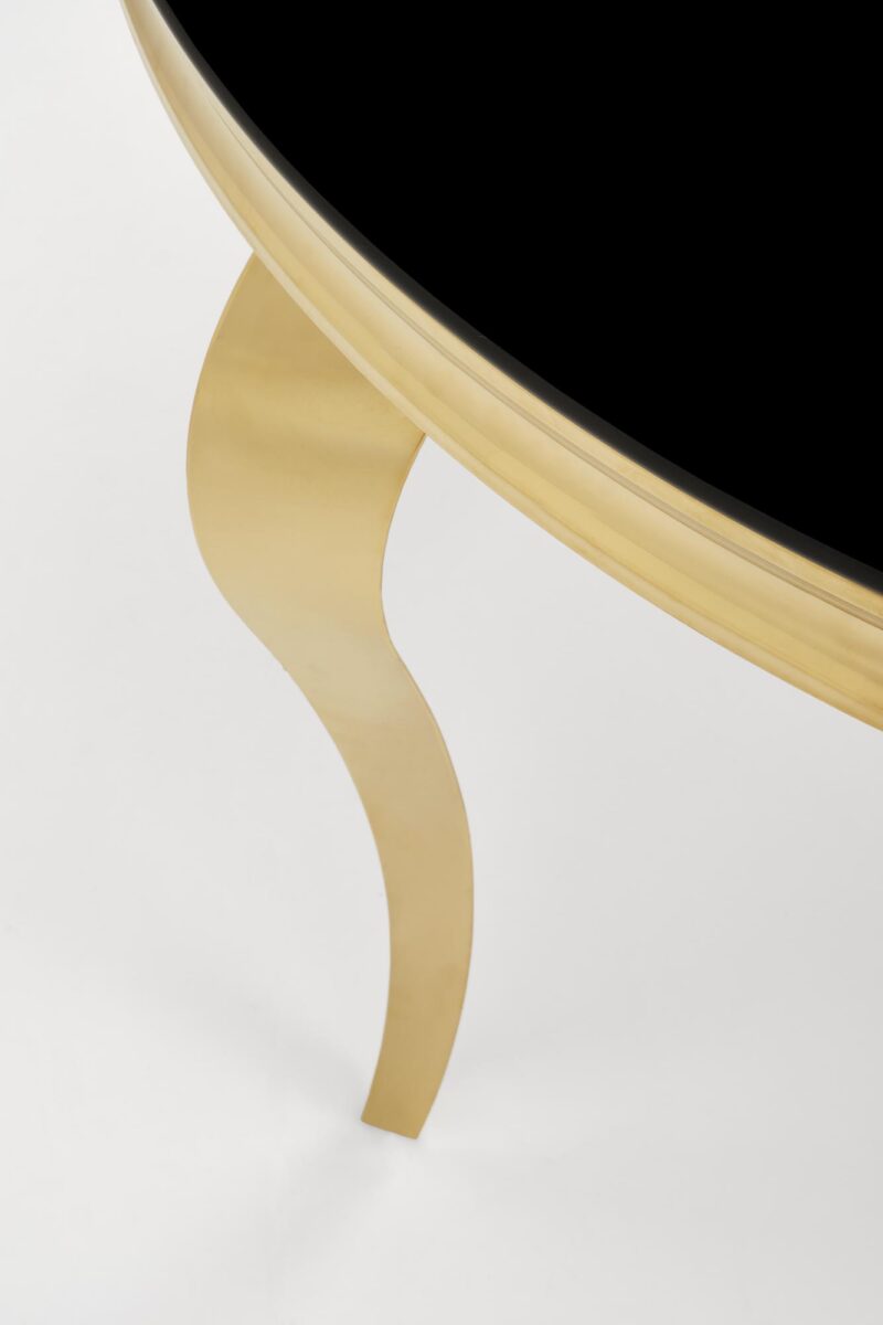 Söögilaud REGNALD 2, must klaas