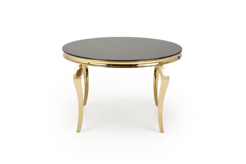 Söögilaud REGNALD 2, must klaas