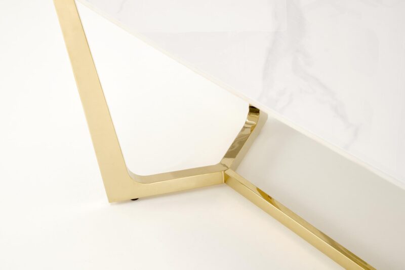 Söögilaud CASTESSA, valge marmor