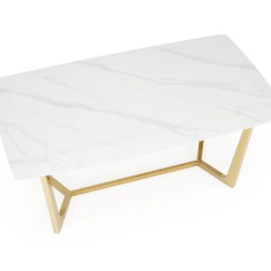 Söögilaud CASTESSA, valge marmor