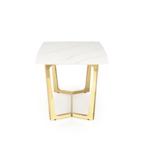 Söögilaud CASTESSA, valge marmor