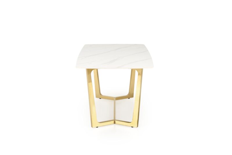 Söögilaud CASTESSA, valge marmor