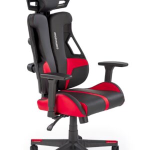 Kontoritool NITRON, must / punane