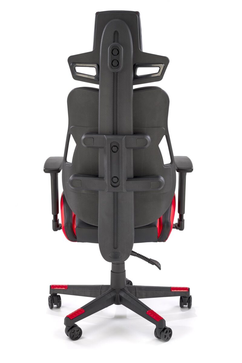 Kontoritool NITRON, must / punane