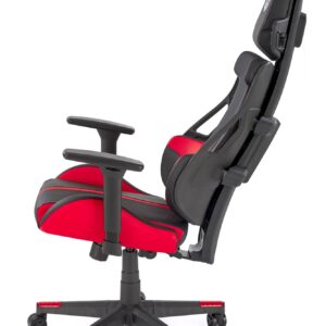 Kontoritool NITRON, must / punane