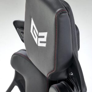 Kontoritool NITRON, must / punane