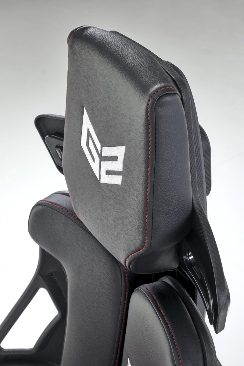 Kontoritool NITRON, must / punane