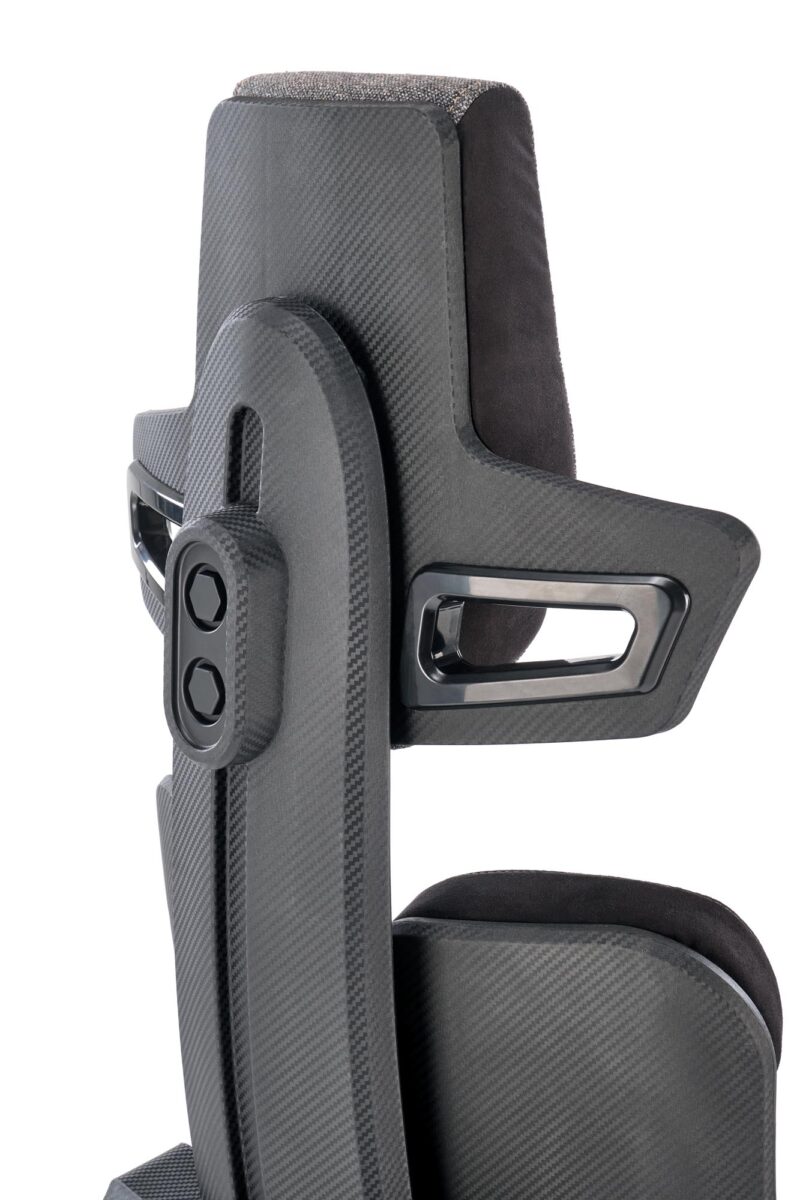 Kontoritool NITRON 2, hall / must