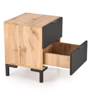 Öökapp NELARO, tamm / must