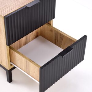 Öökapp NELARO, tamm / must