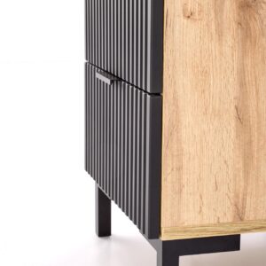 Öökapp NELARO, tamm / must