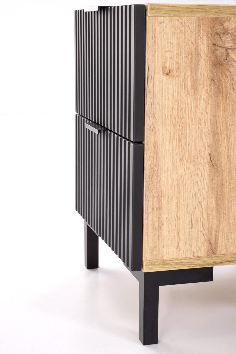 Öökapp NELARO, tamm / must