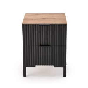 Öökapp NELARO, tamm / must