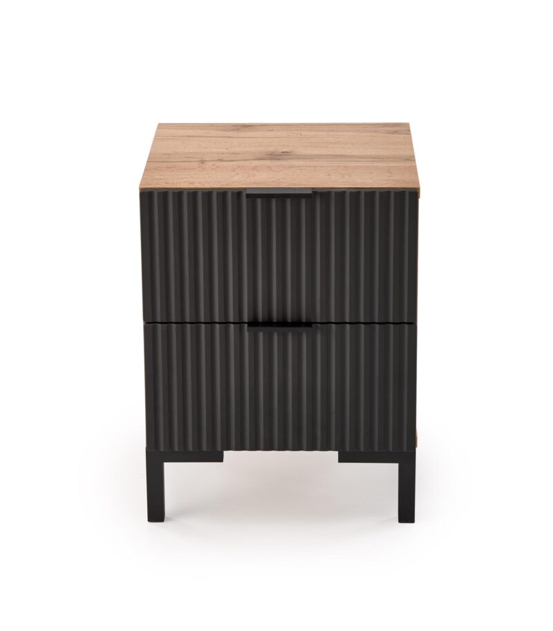 Öökapp NELARO, tamm / must