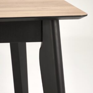 Pikendatav Söögilaud  GULVAR, wootani tamm / must