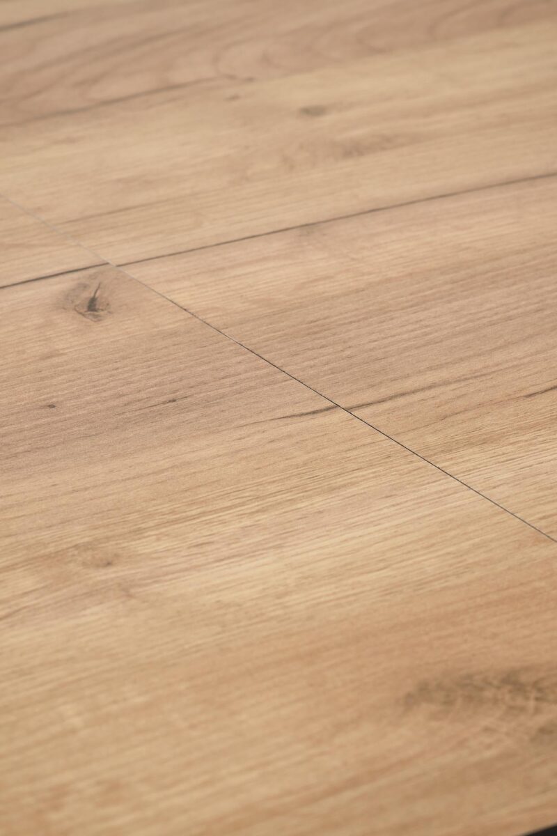 Pikendatav Söögilaud  GULVAR, wootani tamm / must