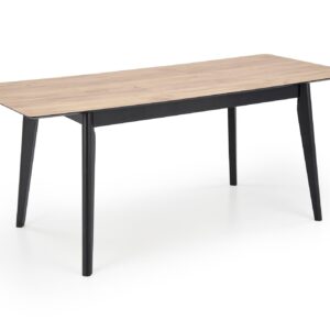 Pikendatav Söögilaud  GULVAR, wootani tamm / must