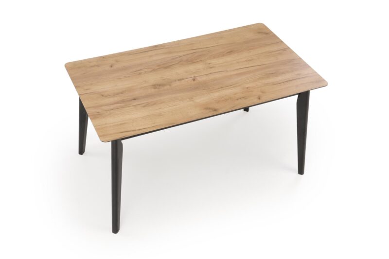 Pikendatav Söögilaud  GULVAR, wootani tamm / must