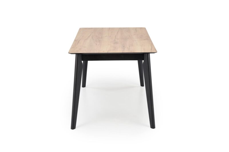 Pikendatav Söögilaud  GULVAR, wootani tamm / must