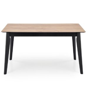 Pikendatav Söögilaud  GULVAR, wootani tamm / must