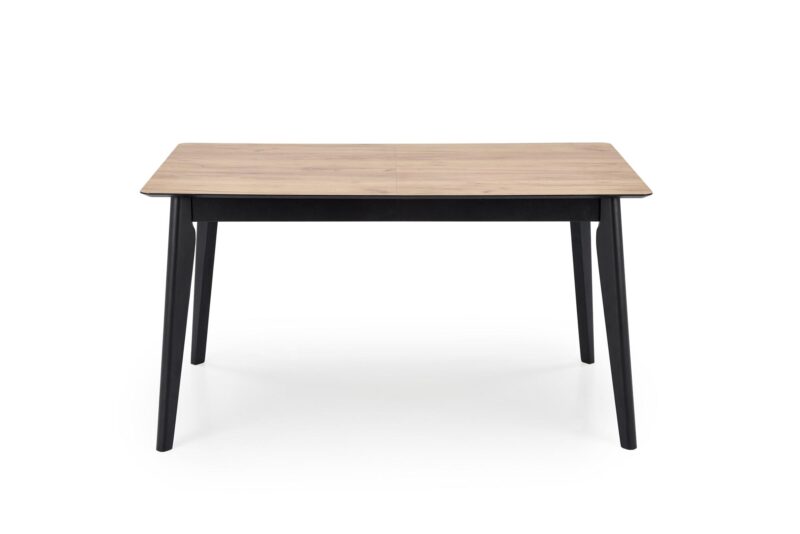 Pikendatav Söögilaud  GULVAR, wootani tamm / must