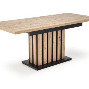 Pikendatav söögilaud LAMERON,  tamm / must