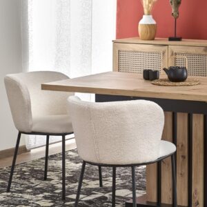 Pikendatav söögilaud LAMERON,  tamm / must