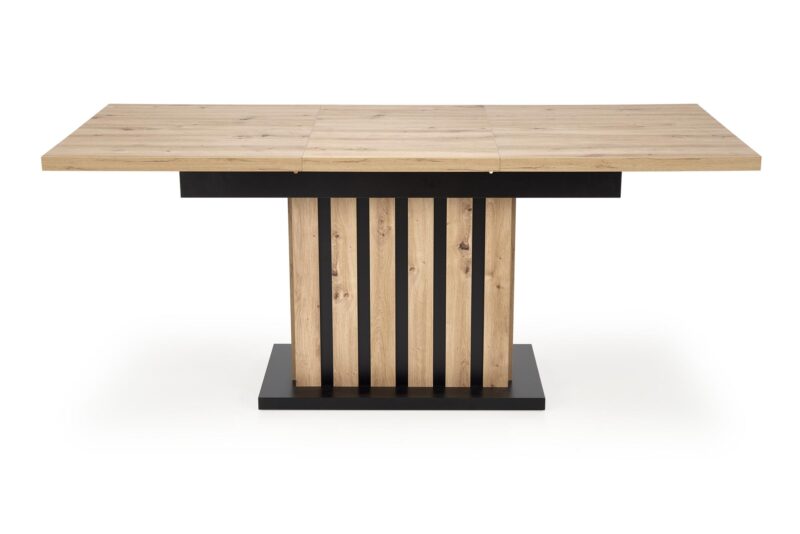 Pikendatav söögilaud LAMERON,  tamm / must