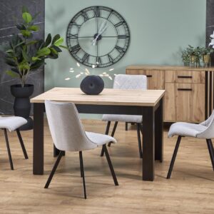 Pikendatav Söögilaud BAGRON, artisan tamm / must