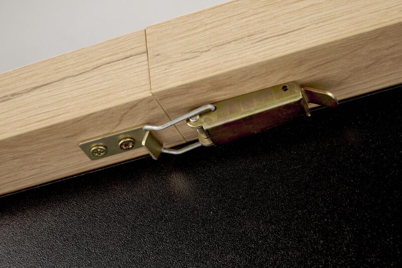 Pikendatav Söögilaud BAGRON, artisan tamm / must