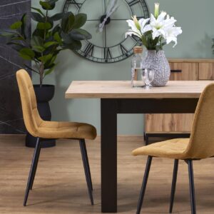 Pikendatav Söögilaud BAGRON, artisan tamm / must