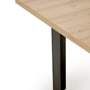 Pikendatav Söögilaud BAGRON, artisan tamm / must