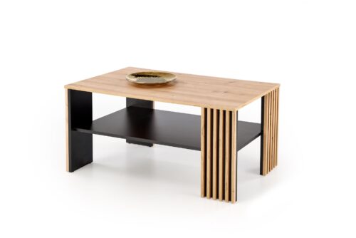 Kohvilaud FEMORA, käsitöö kask / must