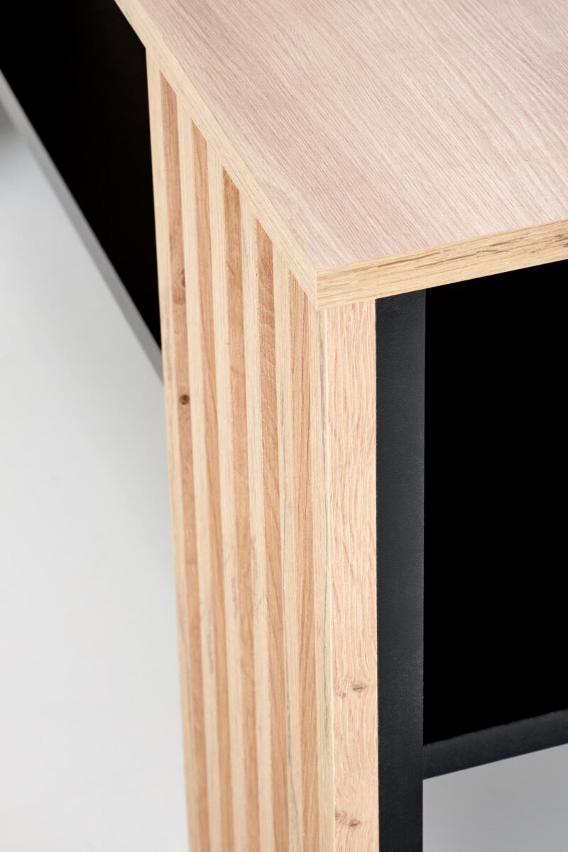 Kohvilaud FEMORA, käsitöö kask / must