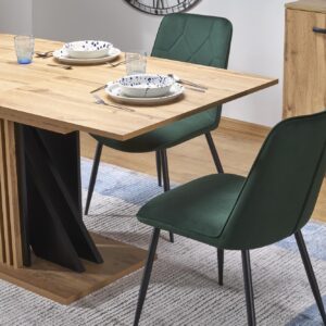 Pikendatav Söögilaud FABRION, artisan tamm / must