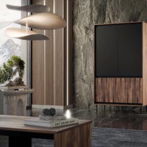 Kapp VERAARA, pähkel / must