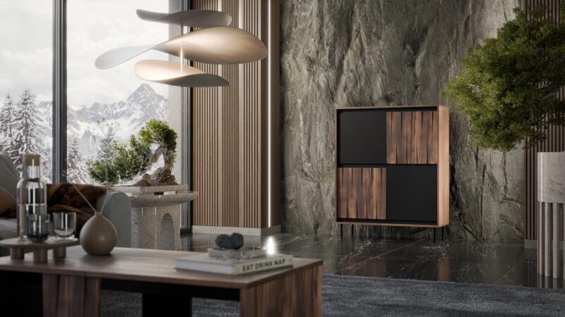 Kummut VERAALTO, pähkel / must