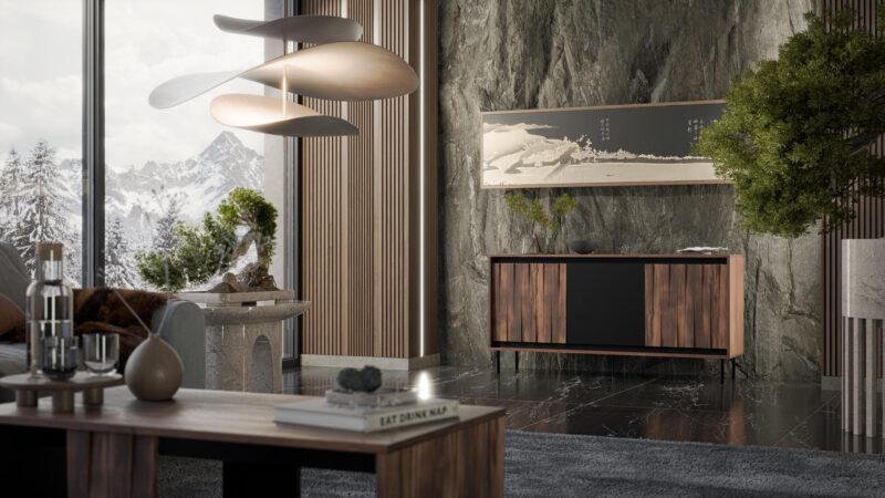 Kummut VENTVONA, pähkel / must