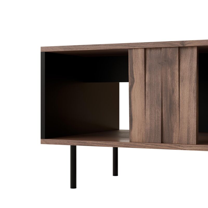 Kohvilaud VERAANTE, pähkel / must