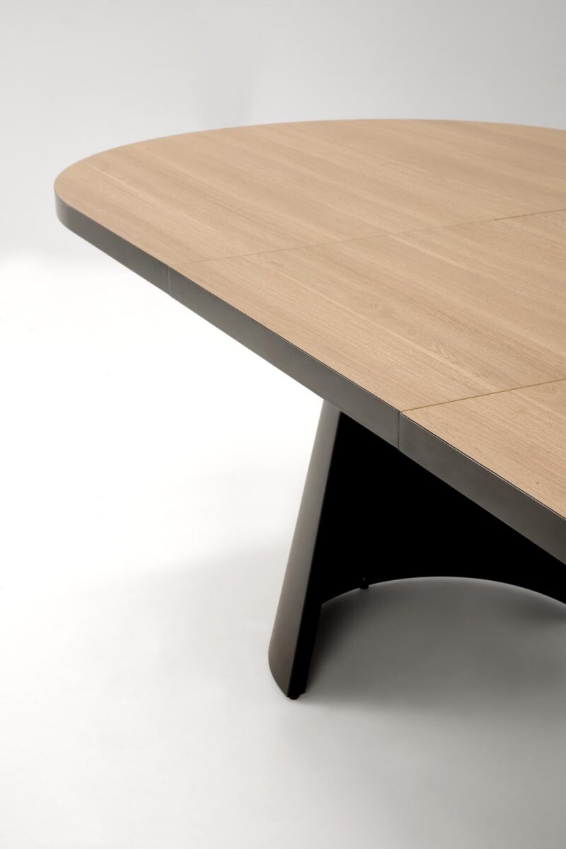 Söögilaud GIACOMO, naturaalne / must