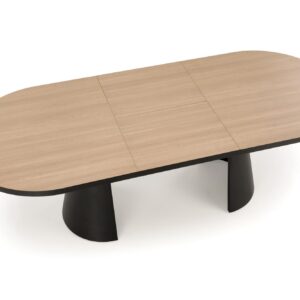 Söögilaud GIACOMO, naturaalne / must