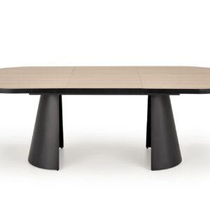 Söögilaud GIACOMO, naturaalne / must