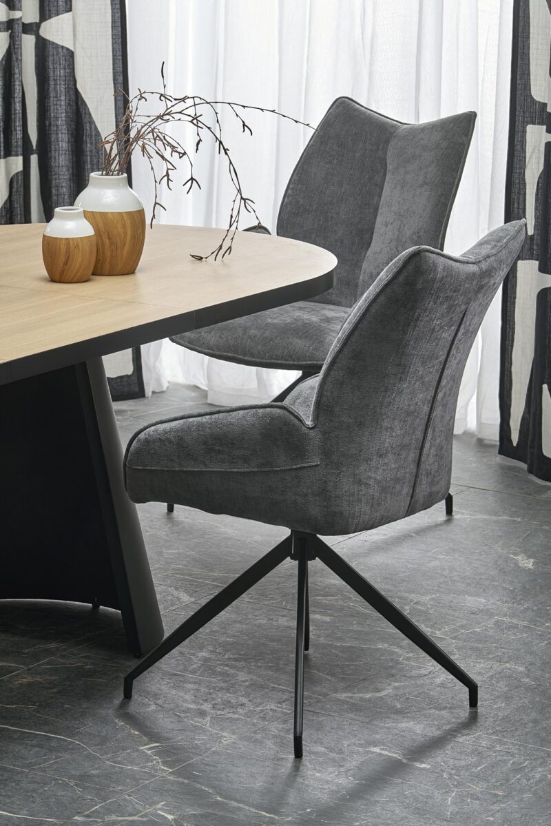 Söögilaud GIACOMO, naturaalne / must