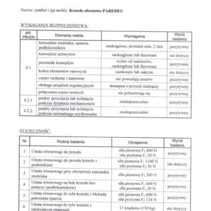 Kontoritool PARLON, must