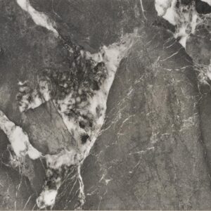 Pikendatav söögilaud FELIKS, hall marmor / must