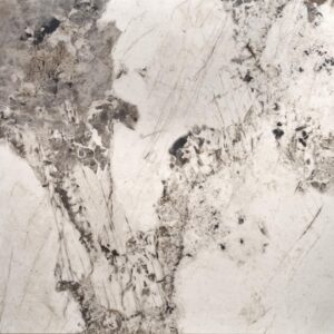 Pikendatav Söögilaud FERNANDO, valge marmor / must