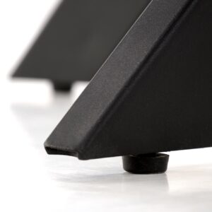 Söögilaud EDGAR, pähkel / must